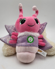 eolo Glowies Firefly #GW001 Pink Purple Plush Music Light Soothing Sounds 12″