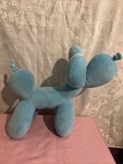 RBI Ron Banafato Inc Large Blue Balloon Animal Dog Plush Stuffed Animal Toy