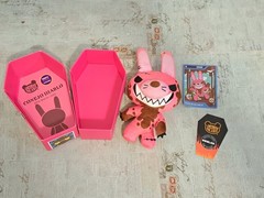 Deddy Bears Conejo Diablo Easter Edition 5″ Coffin With AR/AI Gaming Card NIB