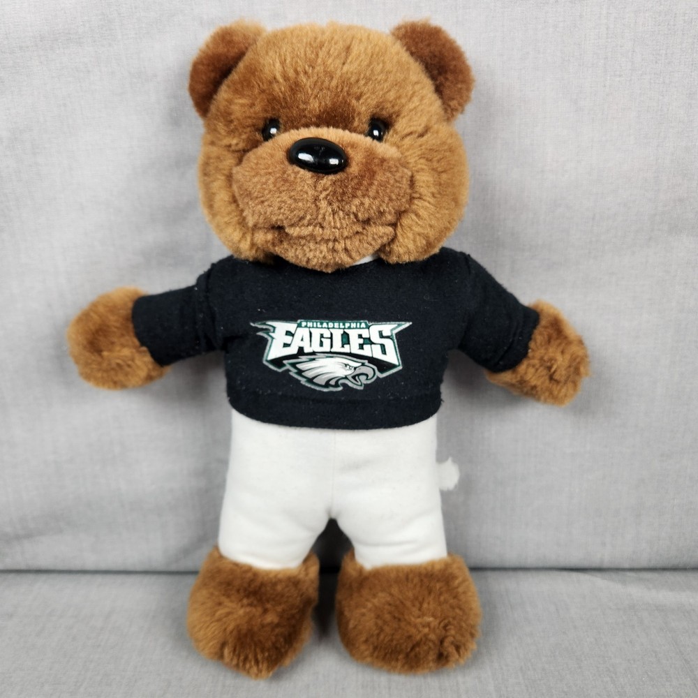 Good Stuff 2003 Teddy Bear Philadelphia Eagles NFL Football 12″ Plush