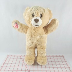 Build-A-Bear Bear Tan 14″ Tall BABW Embroidered Eyes