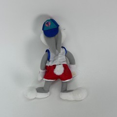 Vintage Bugs Bunny Space Jam Plush Tune Squad Basketball Looney Tunes 9 Inch