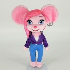 Bingo Blitz Moxie Mouse Plush Doll RARE 13” Online Game Stuffed Toy Collector