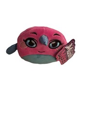 Mush Meez Squeezy Moldable Stuffed Plush Natalie Narwhal 6″ Pink