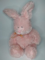 GUND Nursery Rhyme Pink Bunny Rabbit Plush 16″ Bow Easter Stuffed Animal