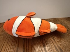Aurora Clown Fish Plush 17″ Orange Stuffed Animal Destination Nation~Gently Used