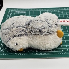 6″ Aurora Pom Pom Penguin Soft Plush – Grey White (09789)