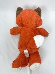 Spark Create Imagine Orange Fox Rattle Crinkle Stuffed Ribbed Animal Plush 13″