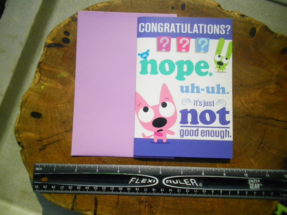 Rare Vintage Original Hoops & Yoyo Greeting Card For Trade or Purchase (Read)