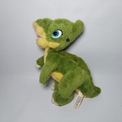Vintage 1988 Land Before Time Ducky Plush Universal Studios Dinosaur Green 12″