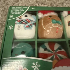 Squishmallows Winter Holiday 8 Pack 4″ Plush Ornament Set Collection 2022