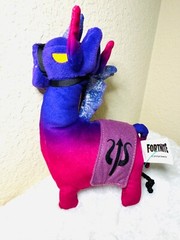 Fortnite Dark Llamacorn 8” Stuffed Plush Llama Unicorn Sparkly Wings Horn 2019