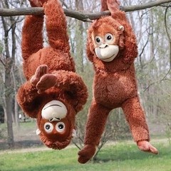 IN HAND Orangutan Djungeskog Monkey Brown 26 inch IKEA Plush 10402841 104.028.41