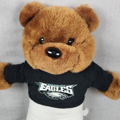 Good Stuff 2003 Teddy Bear Philadelphia Eagles NFL Football 12″ Plush