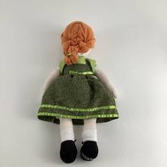 Disney Frozen Broadway Musical Green Dress Anna 15″ Doll Plush Stuffed Toy