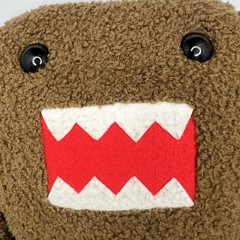 Vtg Domo Kun Nanco Plush Toy 10” Licensed Stuffed (NO TAG)