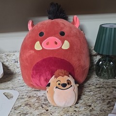 Disney Squishmallows The Lion King Timon & Pumbaa Plush Set Medium 2022