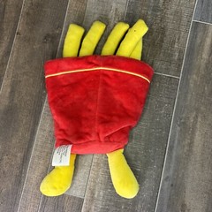 French Fries Stuffed Animal Doll Fast Food Love Valentines Day Red Yellow 12 In.