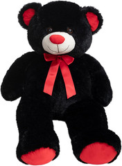 Big Teddy Bear Stuffed Animal Giant Teddy Bear Plush with Red Ribbon Bow Valenti