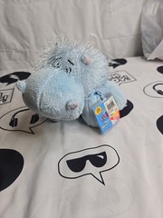 Ganz Webkinz Hippo Blue Plush Stuffed Animal Code Tag Seems Sealed