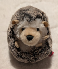Douglas Hedgehog Stuffed Animal Plush Gray White Beige Washable Small 2023 4101