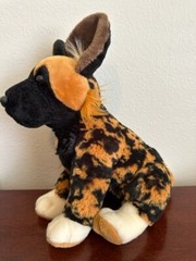 Hyena black and brown from Cincinnati Zoo by Wild Republic “Bingo” Collar 13″
