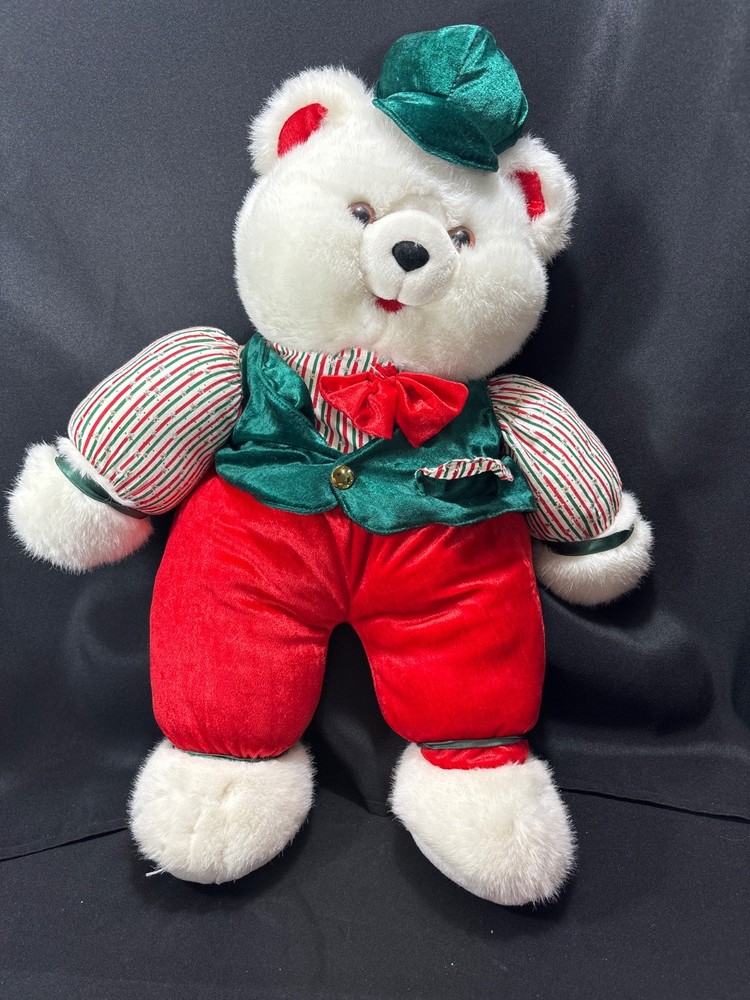 Vintage Holiday Plush Bear- from early 2000’s