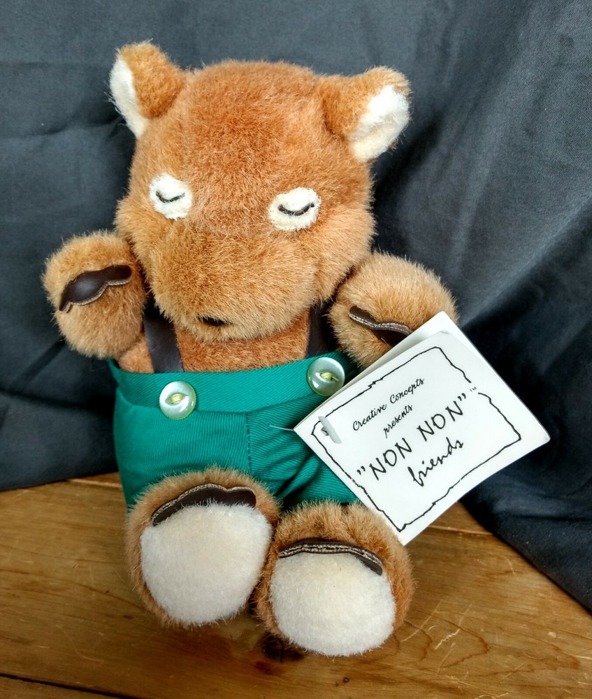 Vintage Creative Concepts 8″ Non Non Friends Plush Sleepy Bear No Hammock