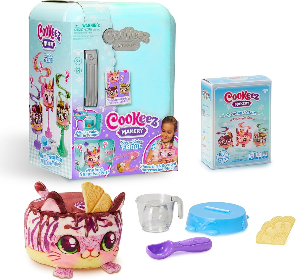 Freezy Cakez. Mix & Decorate Your Plush Best Friend! Place Your Cake Mix in the