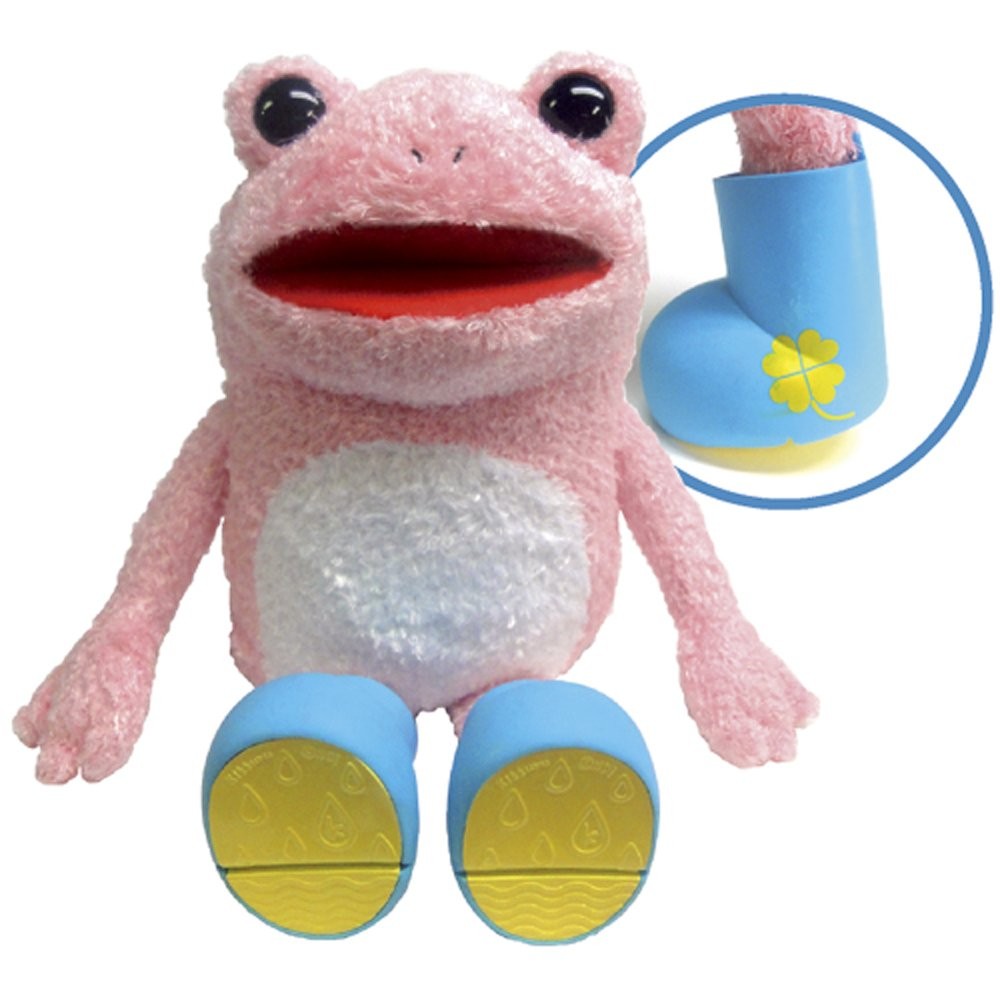 Kickle Plush Toy (M) Frog Height 22cm Pink