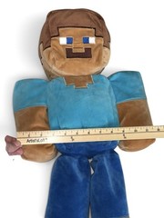Minecraft Steve 20” Plush Pillow Buddy Jay Franco Mojang Soft Stuffed Toy 2016