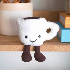 Authentic Amuseables Espresso Cup Plush New With Tags BNWT