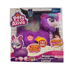 Zuru Pets Alive Boppi the Booty Shakin Llama Purple Interactive Dancing Plush To