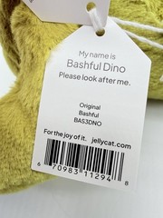 Jellycat Bashful Dino Medium Authentic NWT With Dust Bag