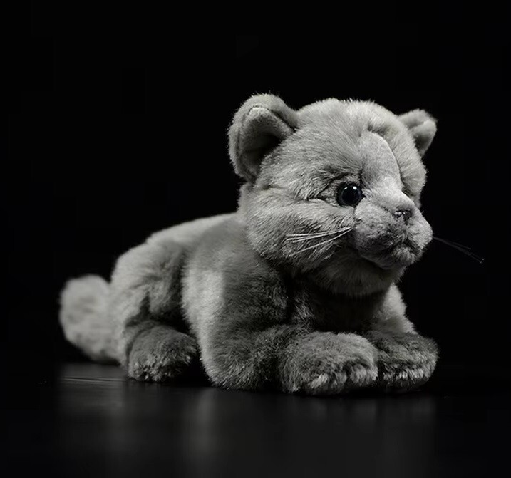 British Shorthair Cat 8 Inch Stuffed Animal Plush Toys Toddler Doll Kids Gifts