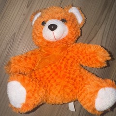 Proud Toy FTY Zhuhai Orange Bear with Orange Bow 8″ Stuffed Plush cuddly squishy