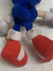 Vintage 2000 SONIC UNDERGROUND Plush 7″ Denny’s Promo SEGA Rare W Necklace Tags