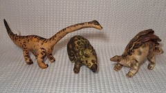 Vintage 1997 Jurassic Park Junior Lost World Dinosaur Plush Stuffed Animal Lot 3