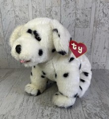 RARE 1989 Ty Sparky Dalmatian Puppy Classic Plush Stuffed Dog 17″ HTF Vintage