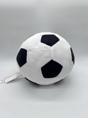 IKEA Soccer Sparka Black White Plush Soft Toy Ball 7”