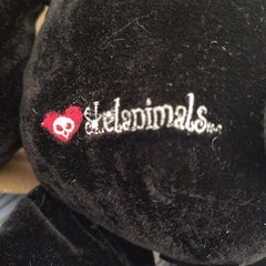 Skelanimals Black Jack Rabbit Plush Fiesta 20.5” Stuffed Animal C14105 WITH TAGS