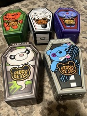 DEDDY BEARS Lot Of 5, Lil’ Coffin 5″ Plush Spekter Vambear Skidmark Squash Dood