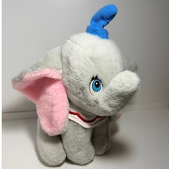 Vintage 80s Disney Dumbo Plush Disneyland Walt Disney World 9.5 inch Collectible