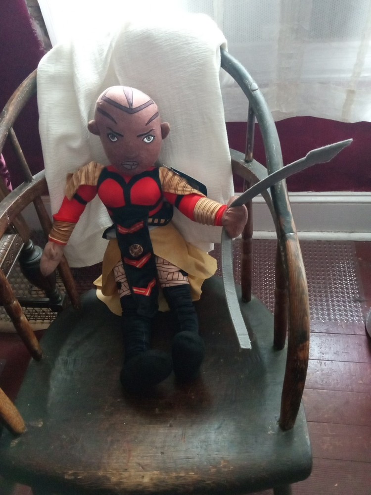 Marvel Black Panther Okoye Pillow Buddy 23” Inches NWT Toy Plush Stuffed Animal