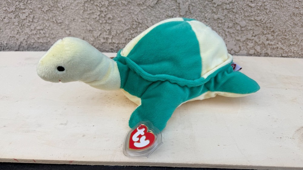 Vintage Ty Pillow Pal * Snap The Green and Yellow Turtle * Brand New w/ Tags