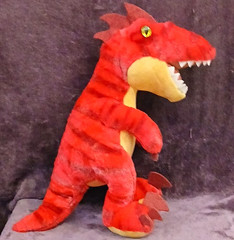 Build-A-Bear Workshop Red Dinosaur Plush Washable Small 2015