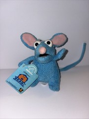 Applause Plush Tutter Blue Mouse Rat Bear In The Big Blue House Plush NWT