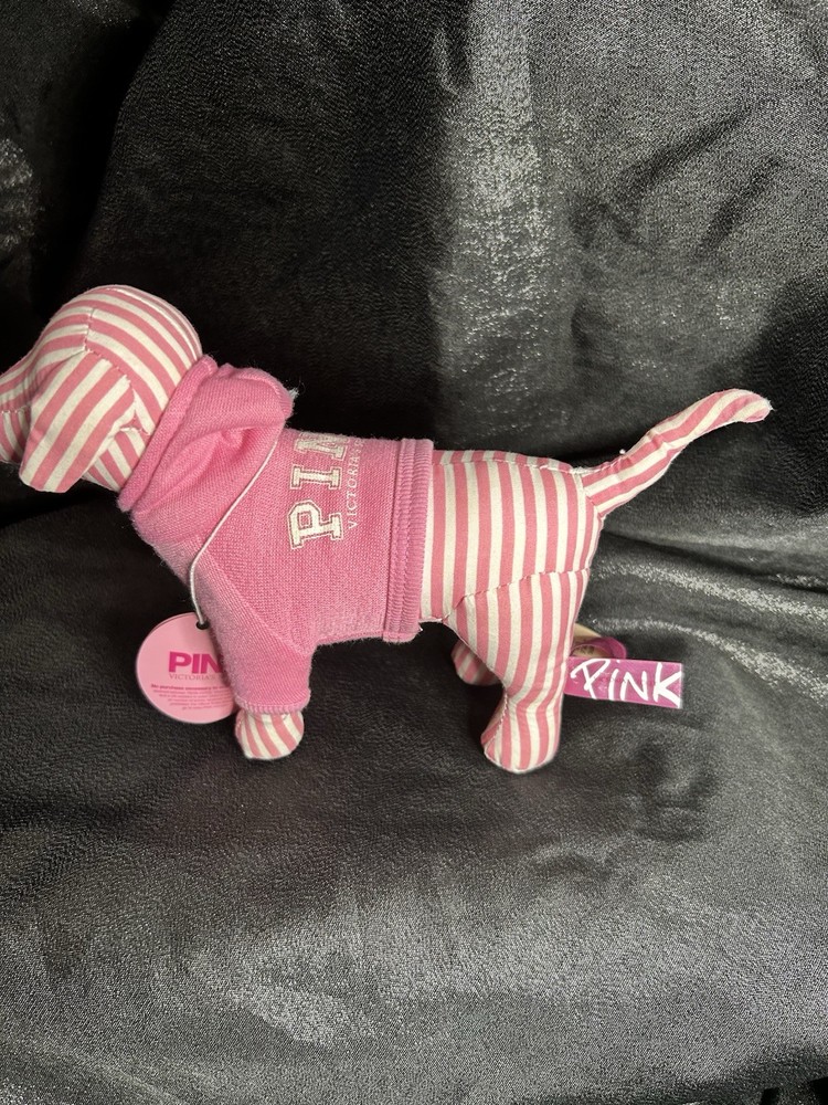 victorias secret pink dog plush