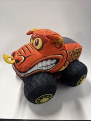 El Toro Loco Monster Jam Truckin Pals Stuffed Plush Monster Truck Orange