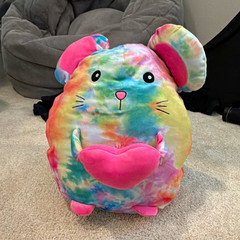 The Mines Press Inc Smoosho’s Tie-Dye Mouse Plush Medium 14-24 2020